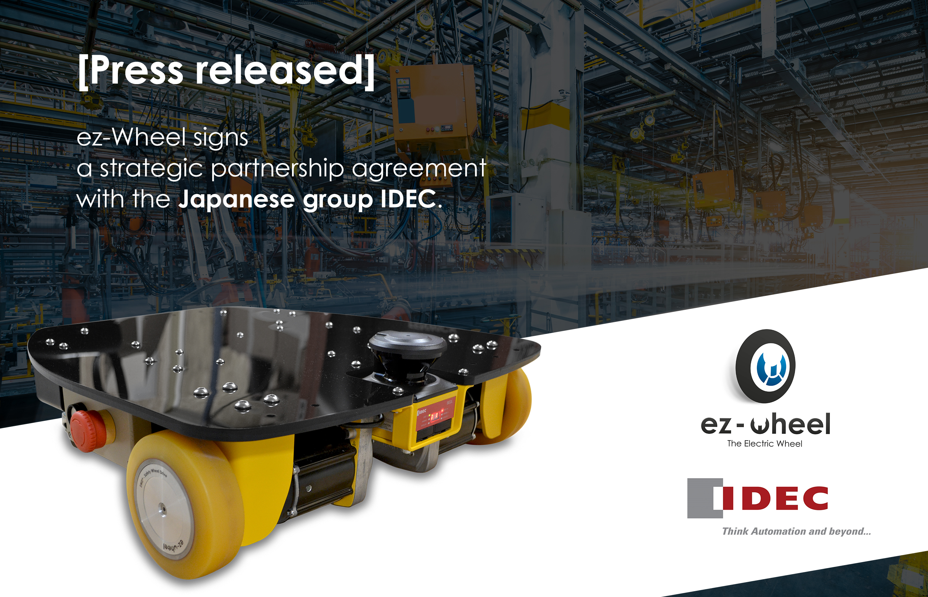 Actu ez Wheel signs a strategic partnership agreement with the Japanese group IDEC